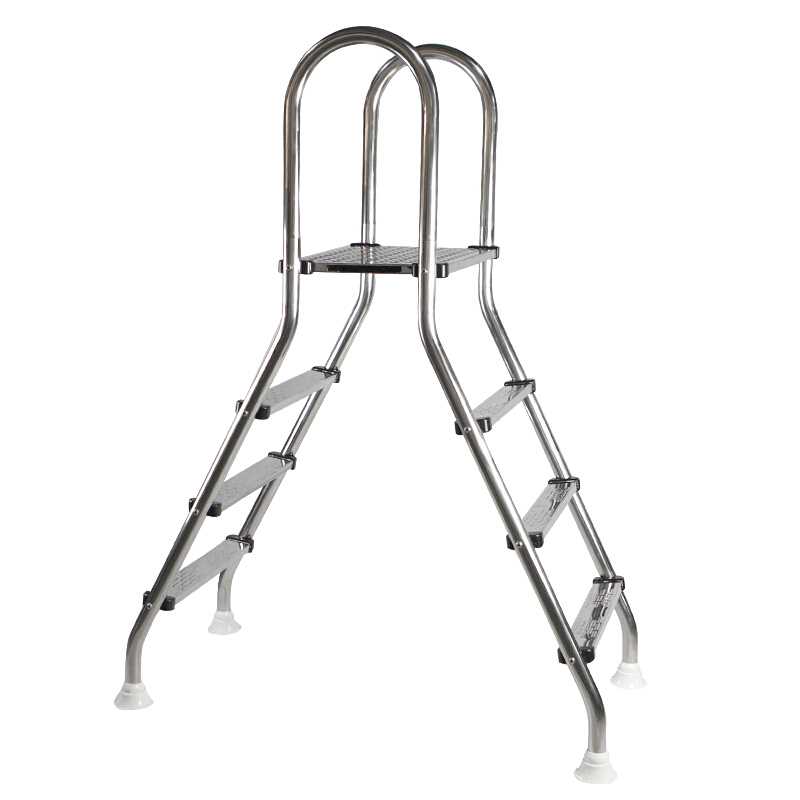 Pool Ladder Above Ground - Swimming Pool Equipment Stainless Steel Ladder