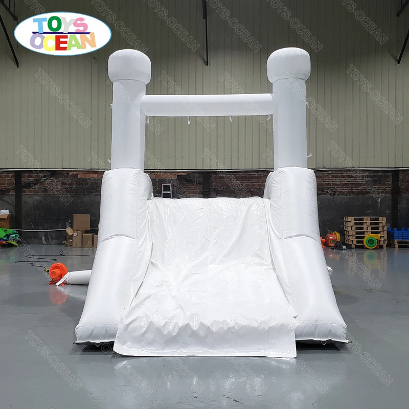 Water Slide Inflatable - Custom Backyard White Water Slide Adult