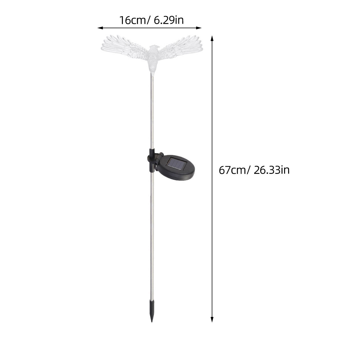 Solar Bird Garden Light IP65 W - огляд і ціна Pool Light Solar Rechargeable