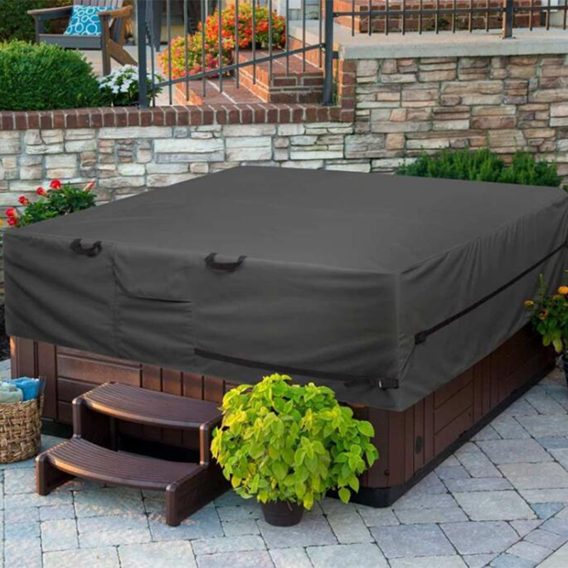 Square Spa Hot Tub Dust Cover  - огляд і ціна Pool Cover Waterproof