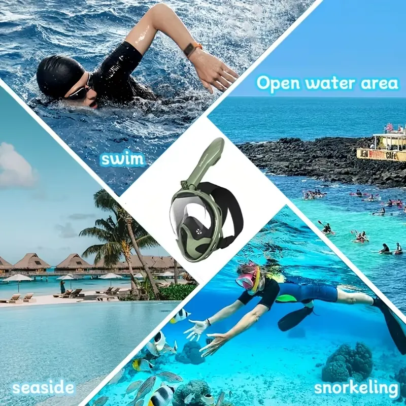 Adult Full Face Snorkel Mask 1 - огляд і ціна Snorkel Mask Full Face
