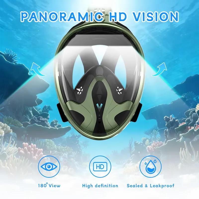 Adult Full Face Snorkel Mask 1 - огляд і ціна Snorkel Mask Full Face