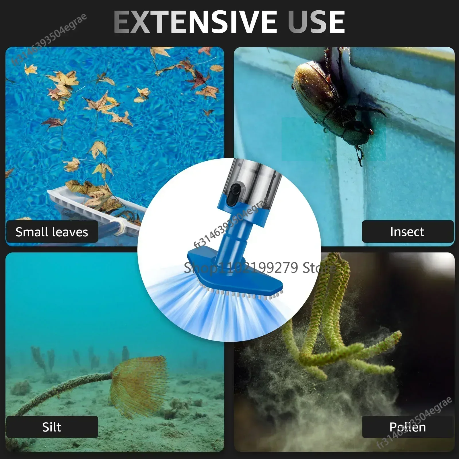 NEW Pool Vacuum Cleaner Rechar - огляд і ціна Pool Vacuum Manual