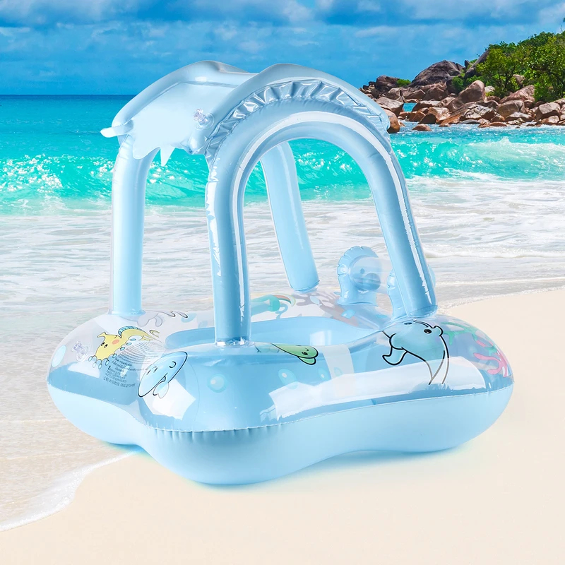 Kids Baby Pool Float with Sun  - огляд і ціна Pool Float Ring Inflatable