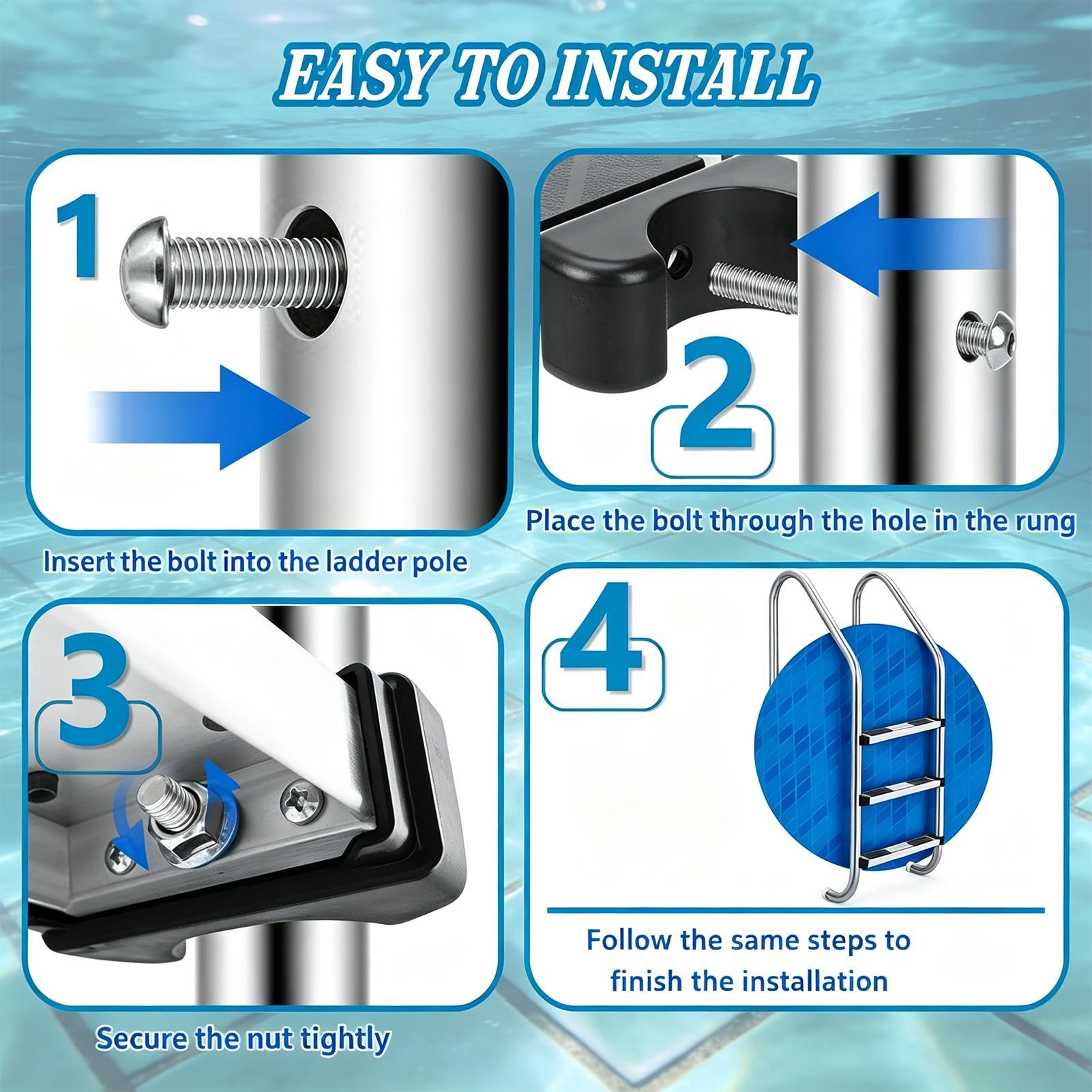 Pool Ladder Steps Replacement  - огляд і ціна Pool Ladder Above Ground