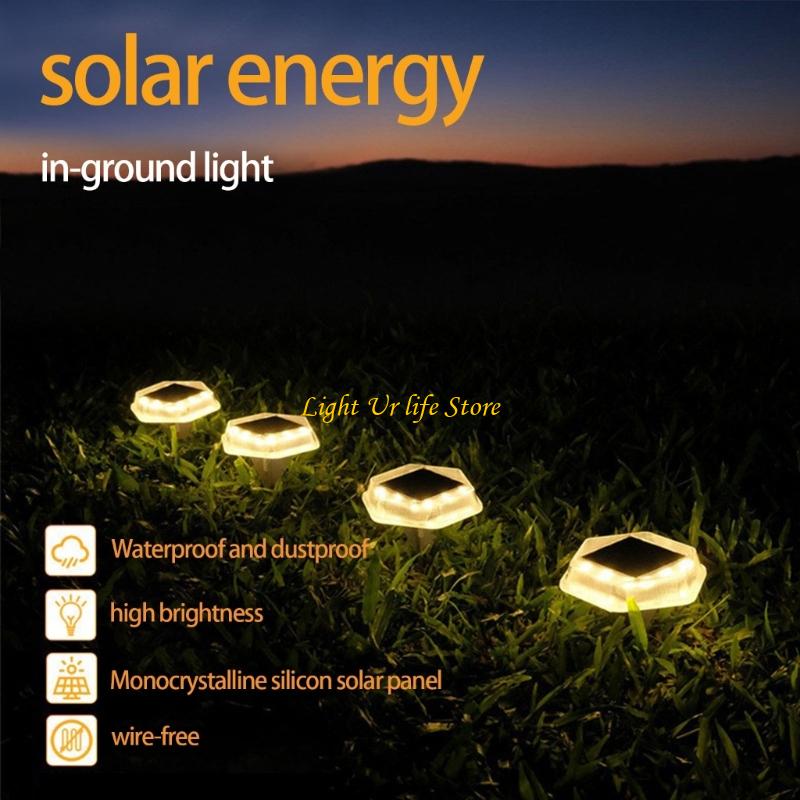 63HA Solar Propelled Ground Li - огляд і ціна Pool Light Solar Rechargeable