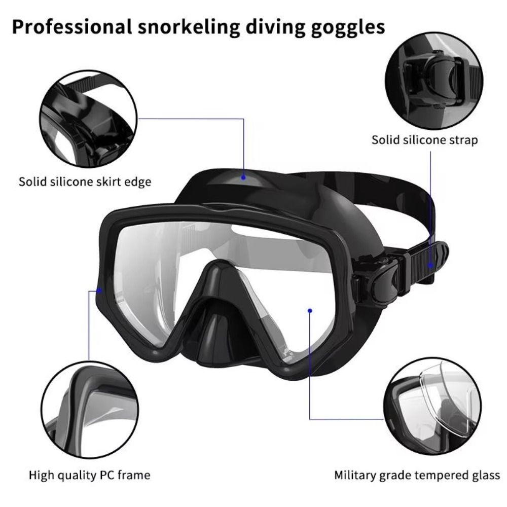 Anti Fog Diving Mask Soft Sili - огляд і ціна Snorkel Mask Full Face