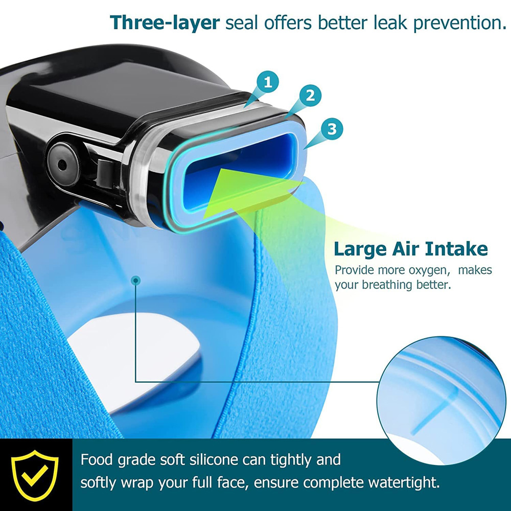 New Full Face Diving Mask with - огляд і ціна Snorkel Mask Full Face