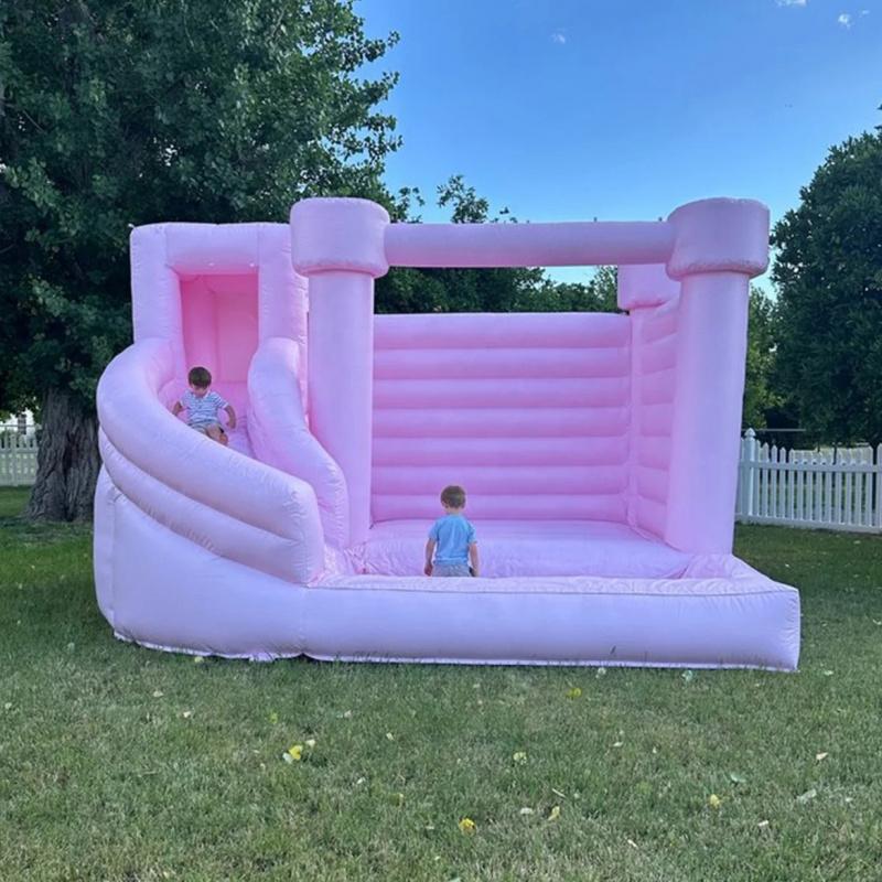 Custom Pink Castle Inflatable  - огляд і ціна Water Slide Inflatable