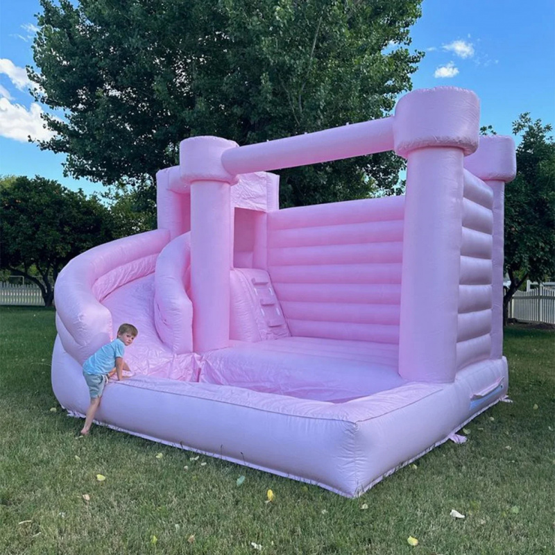 Custom Pink Castle Inflatable  - огляд і ціна Water Slide Inflatable