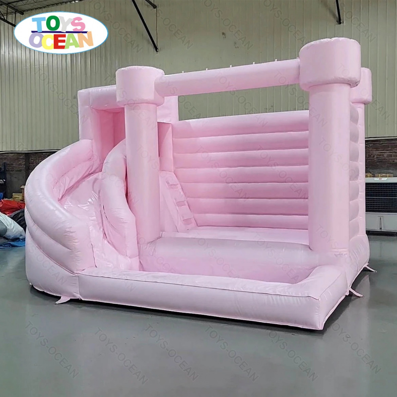 Custom Pink Castle Inflatable  - огляд і ціна Water Slide Inflatable
