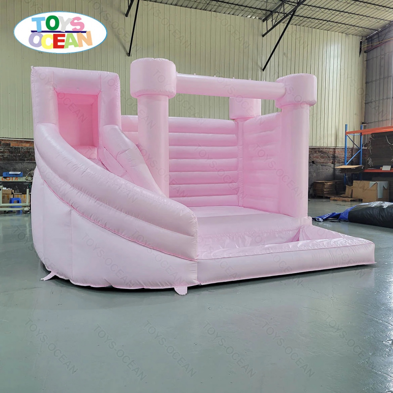 Custom Pink Castle Inflatable  - огляд і ціна Water Slide Inflatable