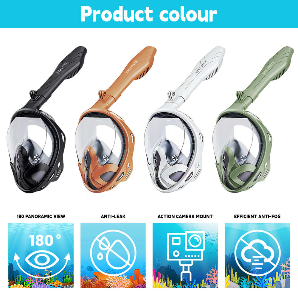 XIAOTREE Full Face Snorkel Mas - огляд і ціна Snorkel Mask Full Face
