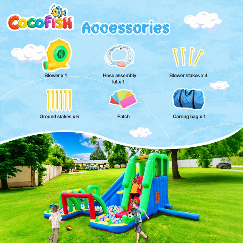 Cocofish Large Inflatable Wate - огляд і ціна Water Slide Inflatable