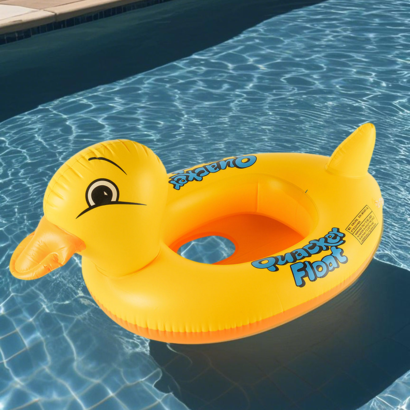 1PC Duck-shaped Thickened Infl - огляд і ціна Pool Float Ring Inflatable