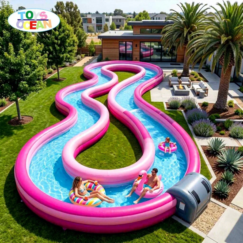 Commercial Inflatable Lazy Riv - огляд і ціна Water Slide Inflatable