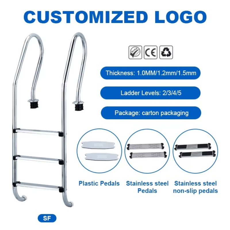 Above Ground Stainless Steel 3 - огляд і ціна Pool Ladder Above Ground