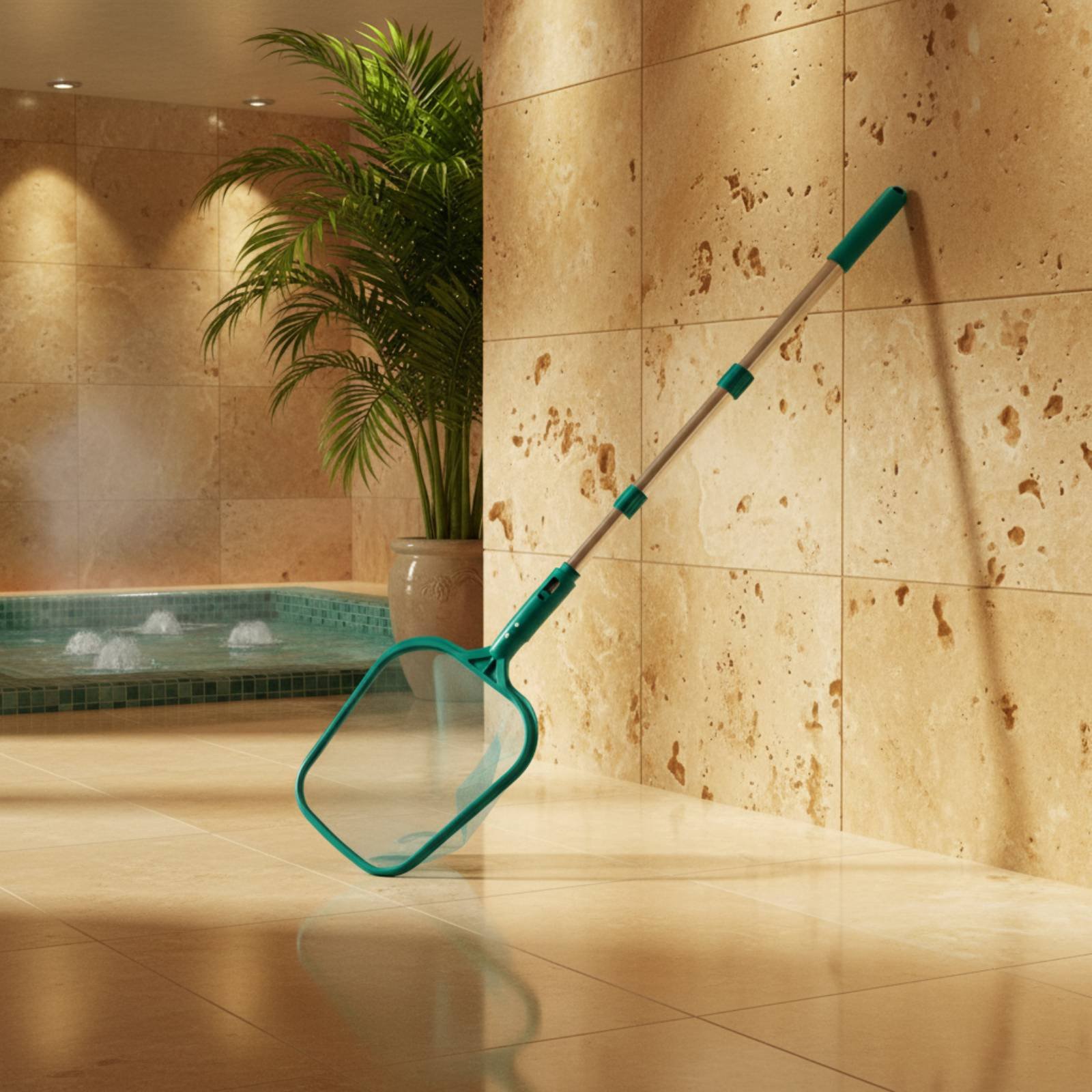 Pool Foliage Net with Pole Adj - огляд і ціна Pool Skimmer Net