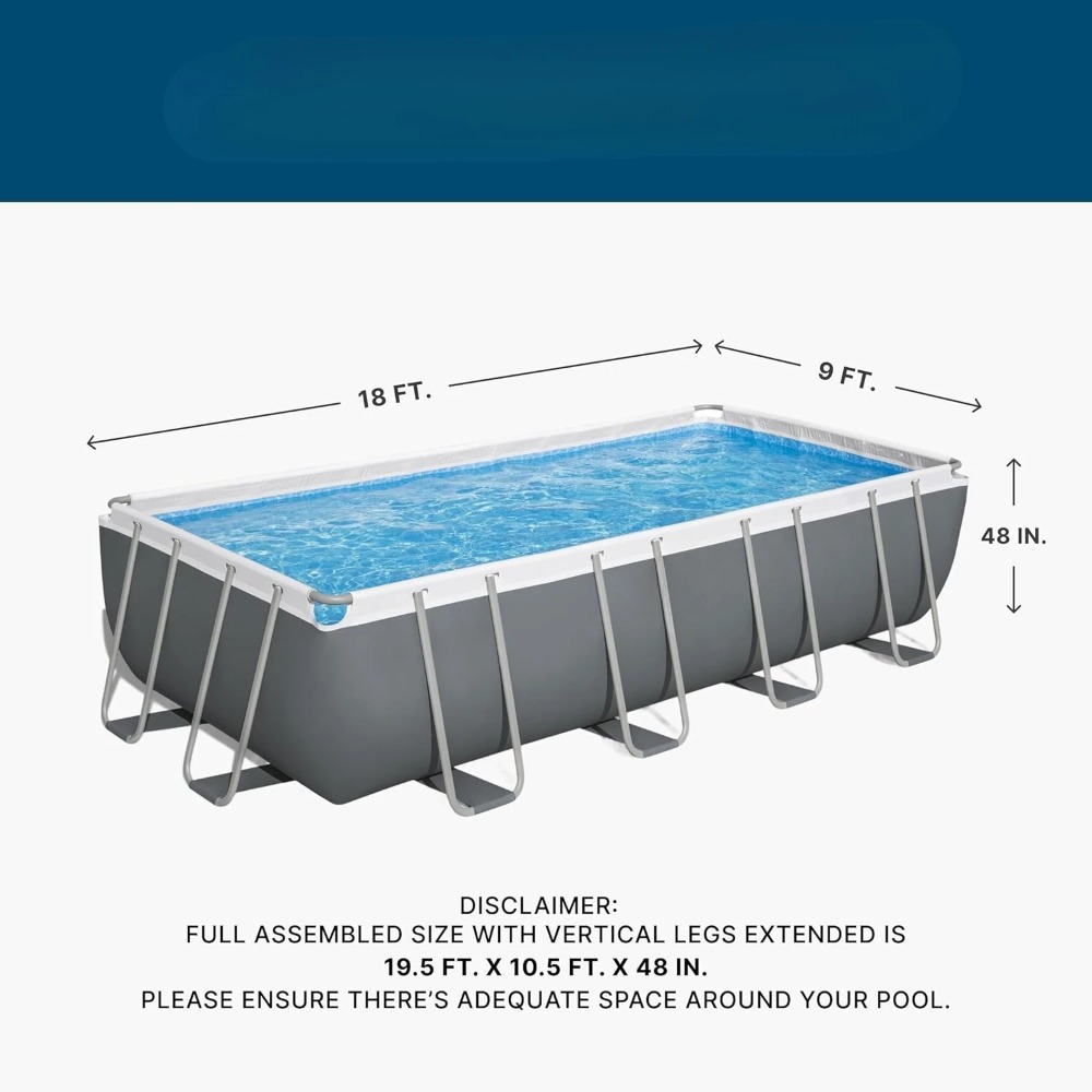 Rectangular Metal Frame Above  - огляд і ціна Pool Ladder Above Ground