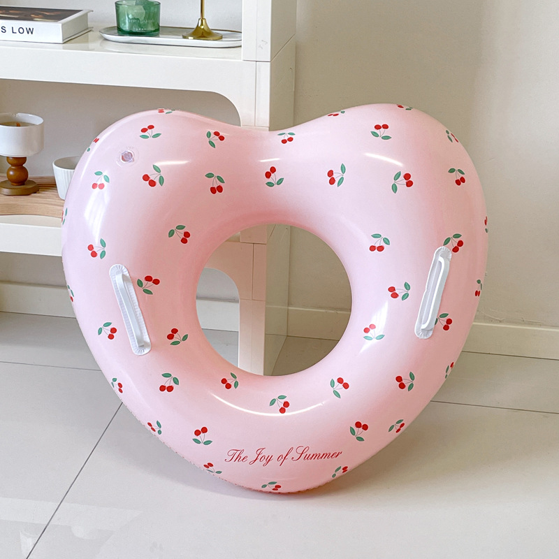 1Pcs Cherry Swim Ring Inflatab - огляд і ціна Pool Float Ring Inflatable